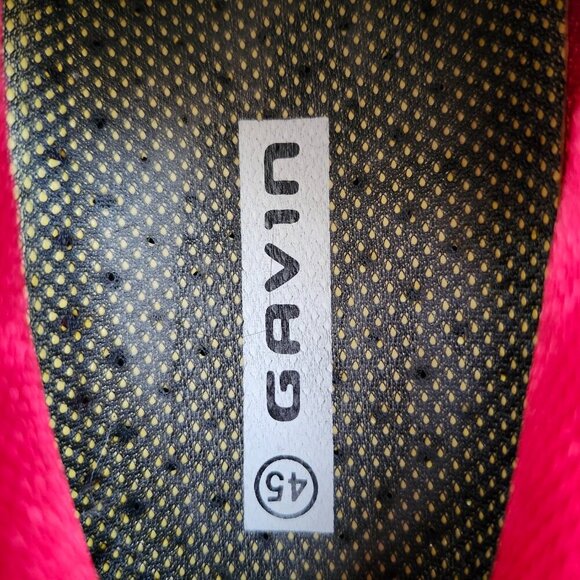 Gavin VELO Road Bike Hook Loop Black Red Cycling Peleton Biking Shoe Size 11.5 - Picture 11 of 13